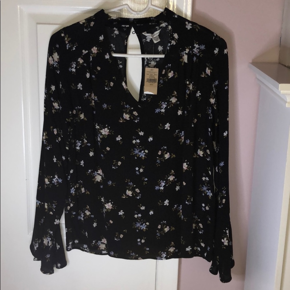 American Eagle Floral Blouse